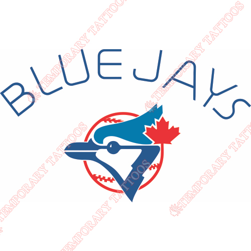 Toronto Blue Jays Customize Temporary Tattoos Stickers NO.2002